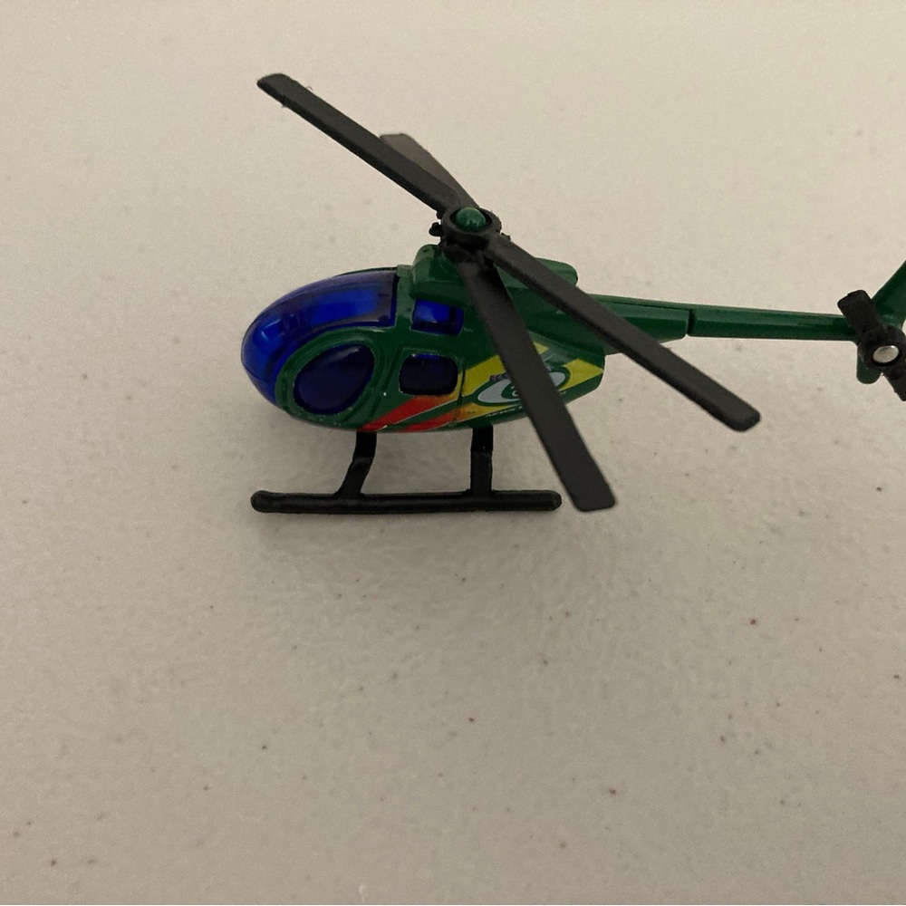 Small Toy Helicopter by Tonka Green Black News Channel 6